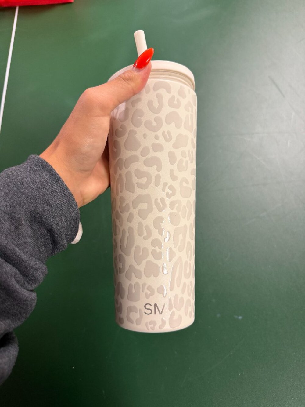 cheetah print simple modern cup